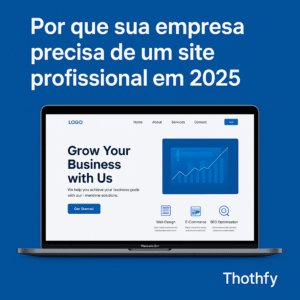 Exemplo de site profissional em 2025